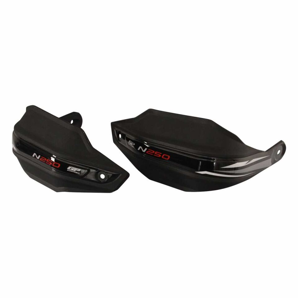 GP Kompozit Bajaj Pulsar N 250 2022-2024 Uyumlu Plastik Elcik Koruma Siyah