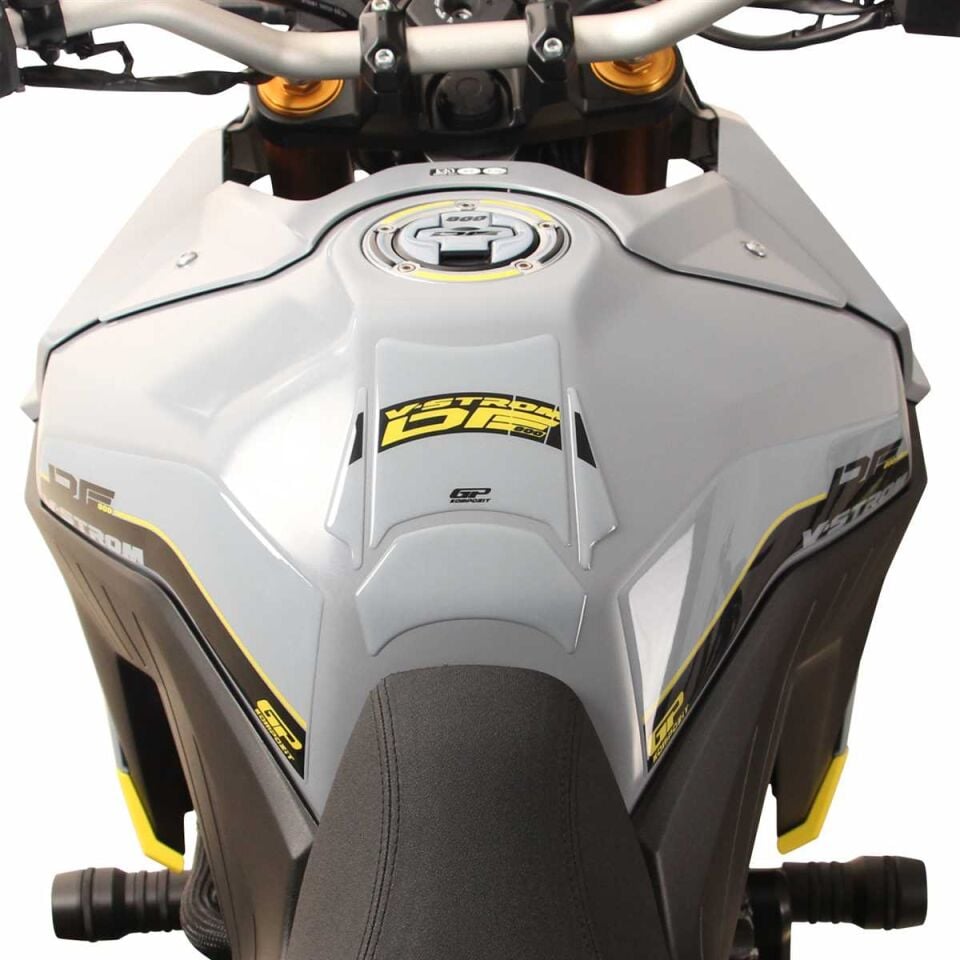 GP Kompozit Suzuki V-Strom 800 DE 2023-2024 Uyumlu Tank Pad Seti Gri