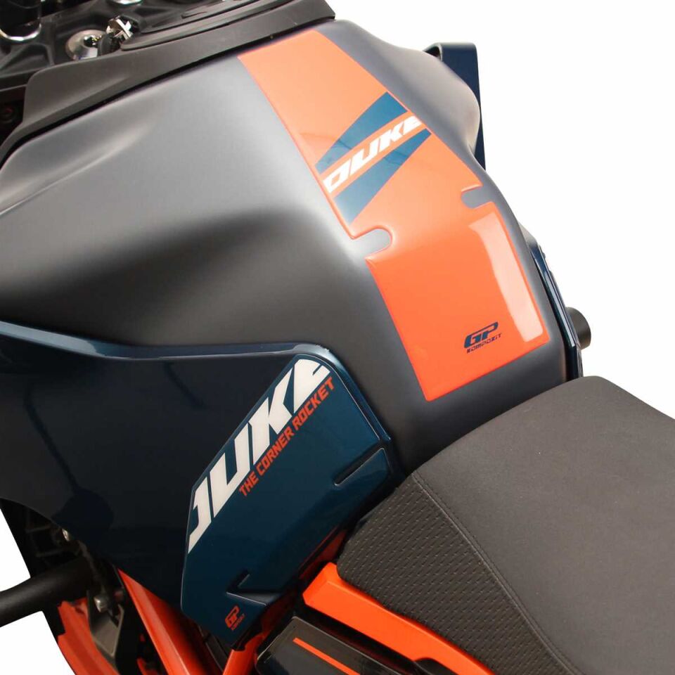 GP Kompozit KTM Duke 390 2024 Uyumlu Tank Pad Seti Mavi