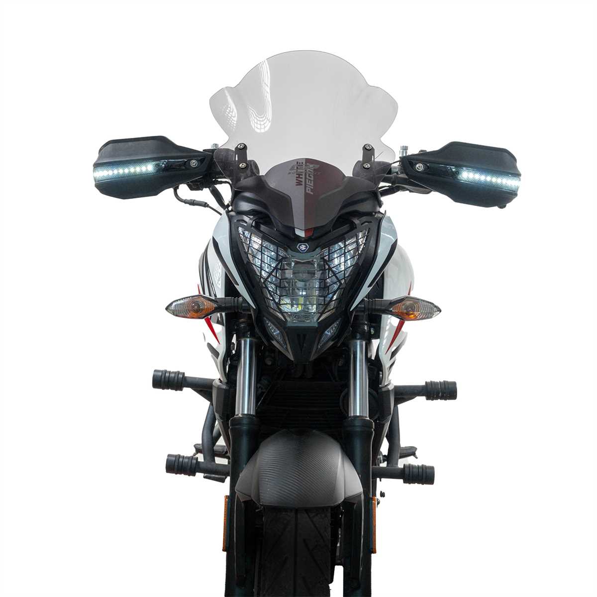 GP Kompozit Yamaha MT-25 2015-2024 Uyumlu Led Sinyalli Elcik Koruma Siyah