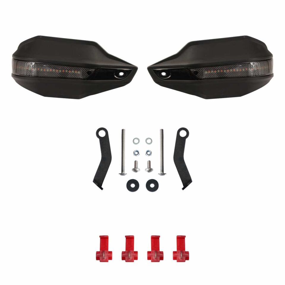 GP Kompozit Yamaha MT-25 2015-2024 Uyumlu Led Sinyalli Elcik Koruma Siyah