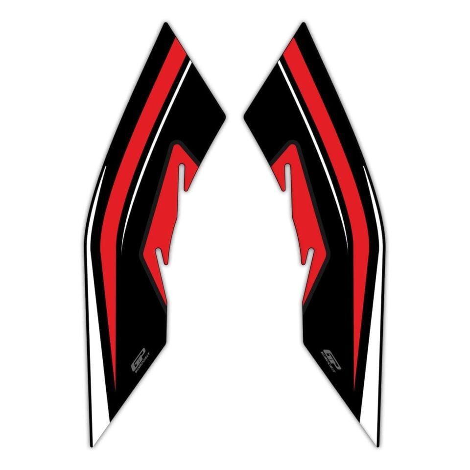 GP Kompozit Honda PCX 125 2021-2024 Uyumlu Yan Ayak Pad Kırmızı