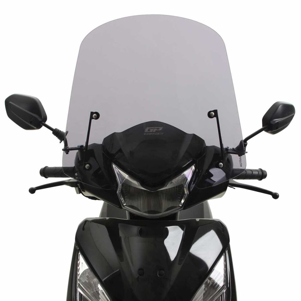 GP Kompozit Honda Activa 2023-2024 Uyumlu Kısa Ön Cam Füme