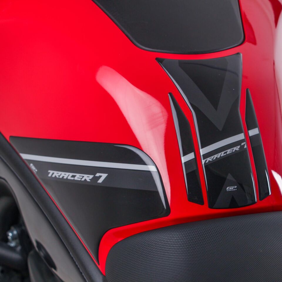 GP Kompozit Yamaha MT-07 Tracer 2020-2024 Uyumlu Tank Pad Seti Gri