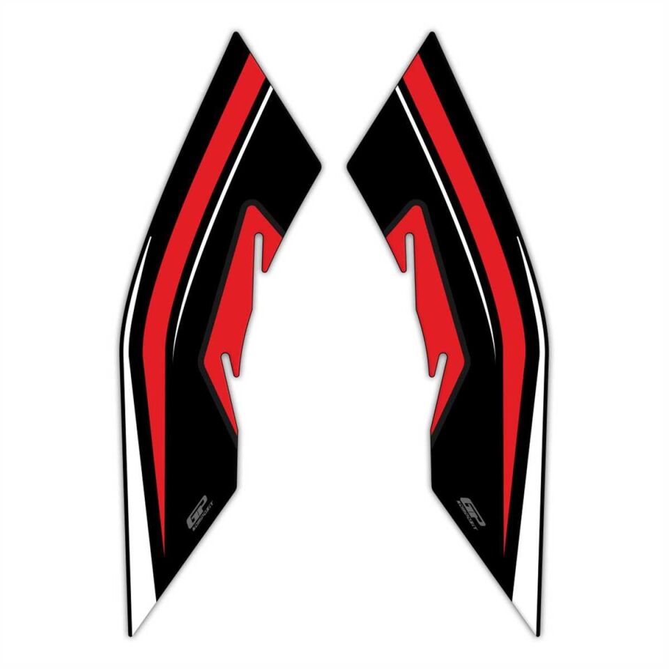 GP Kompozit Honda PCX 125 2021-2024 Uyumlu Yan Ayak Pad Kırmızı
