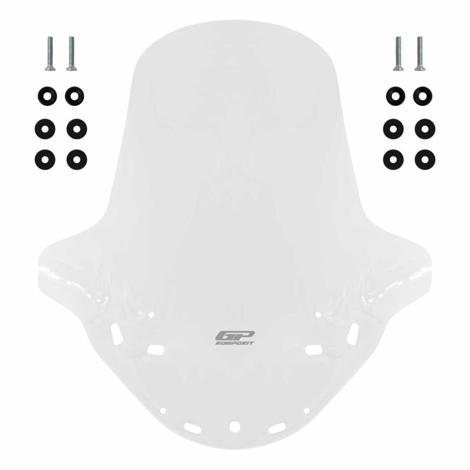 GP Kompozit Suzuki Burgman 650 2001-2012 Uyumlu Ön Tur Camı Şeffaf