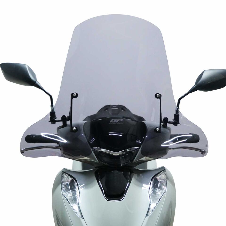 GP Kompozit Honda SH 125 2024 Uyumlu Ön Cam Şeffaf