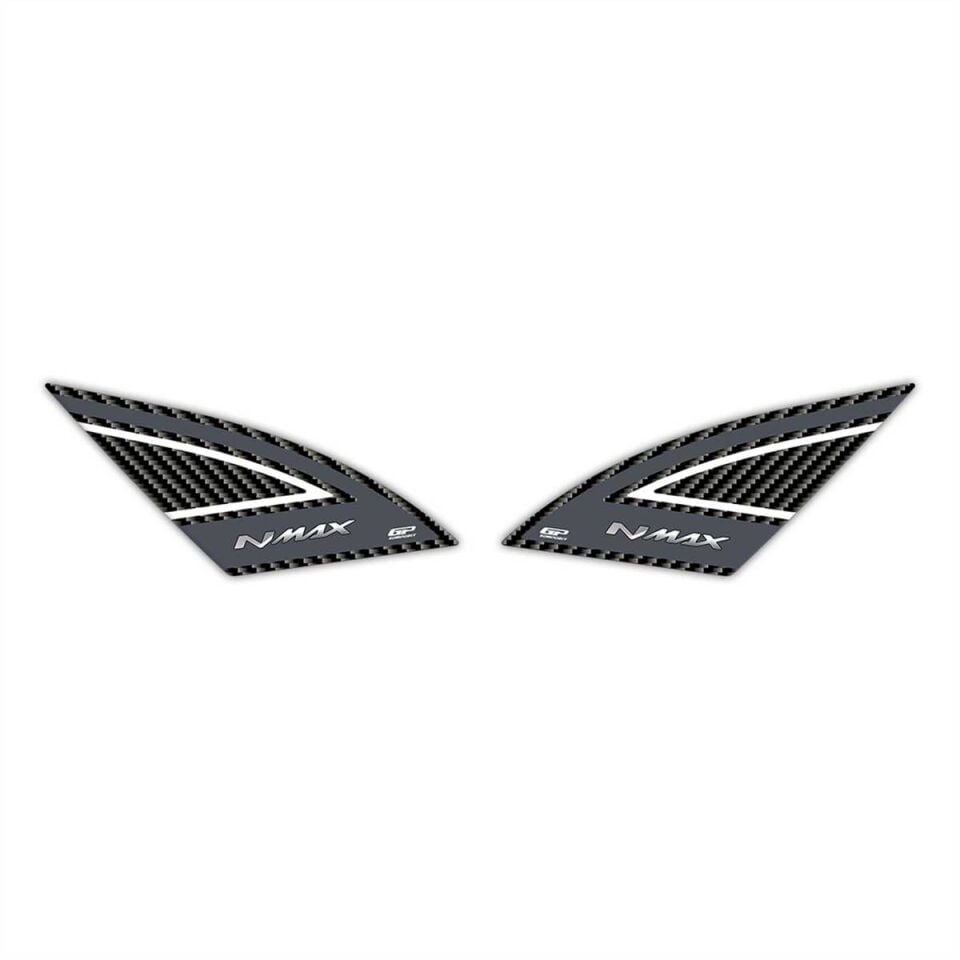 GP Kompozit Yamaha NMAX 125 / 155 2021-2024 Uyumlu Artçı Ayak Pad Gri