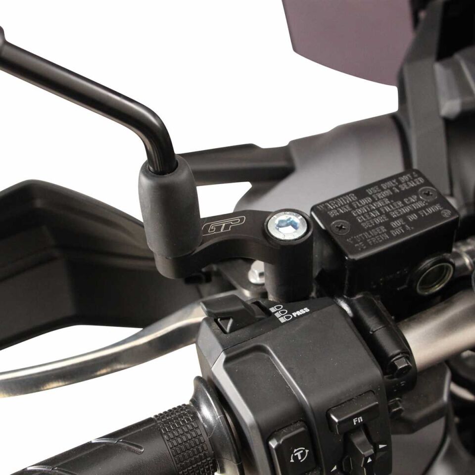 GP Kompozit Honda ADV 350 2023-2025 Uyumlu Ayna Genişletme Siyah