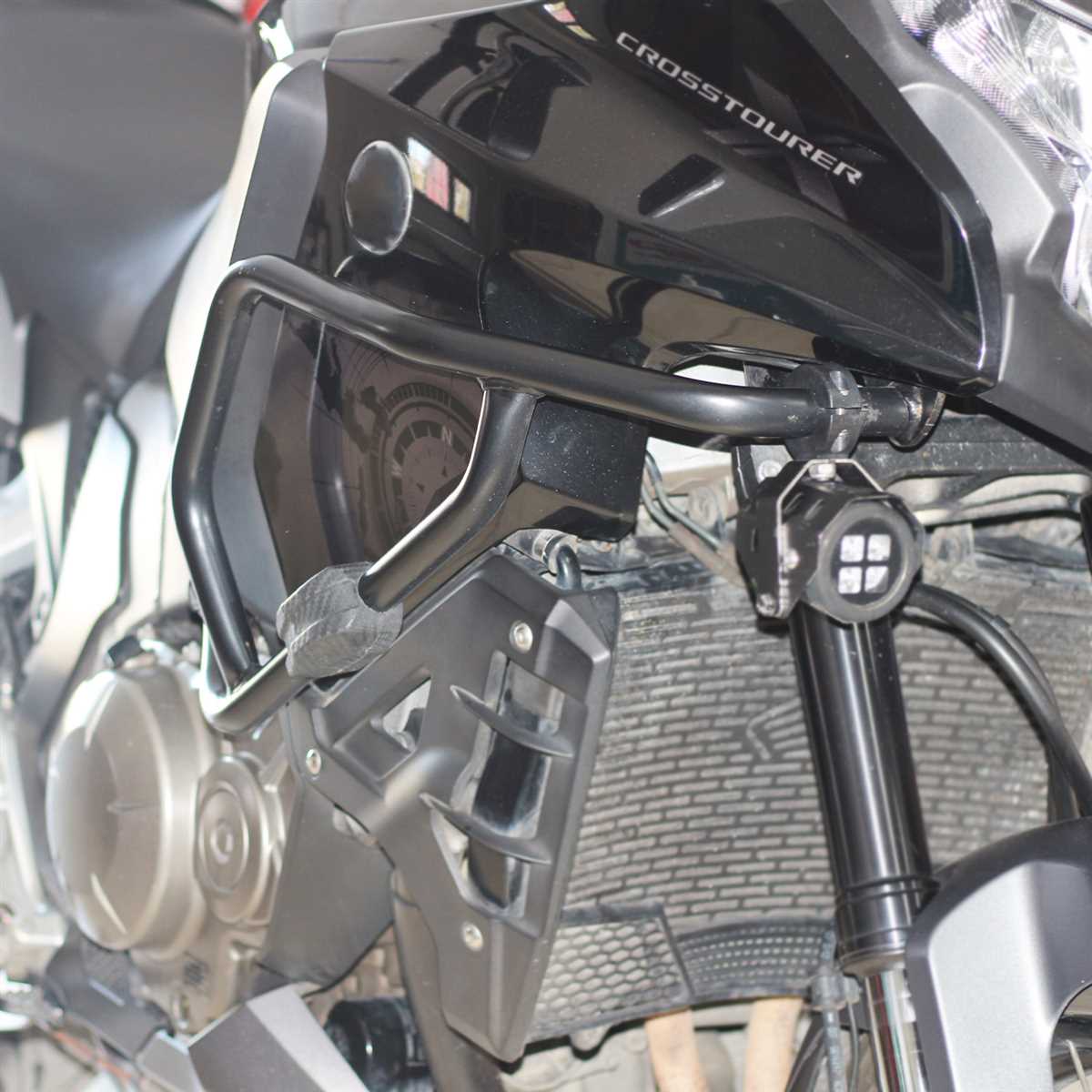 GP Kompozit Honda VFR1200 2012-2018 Uyumlu Motor Koruma Demiri Siyah