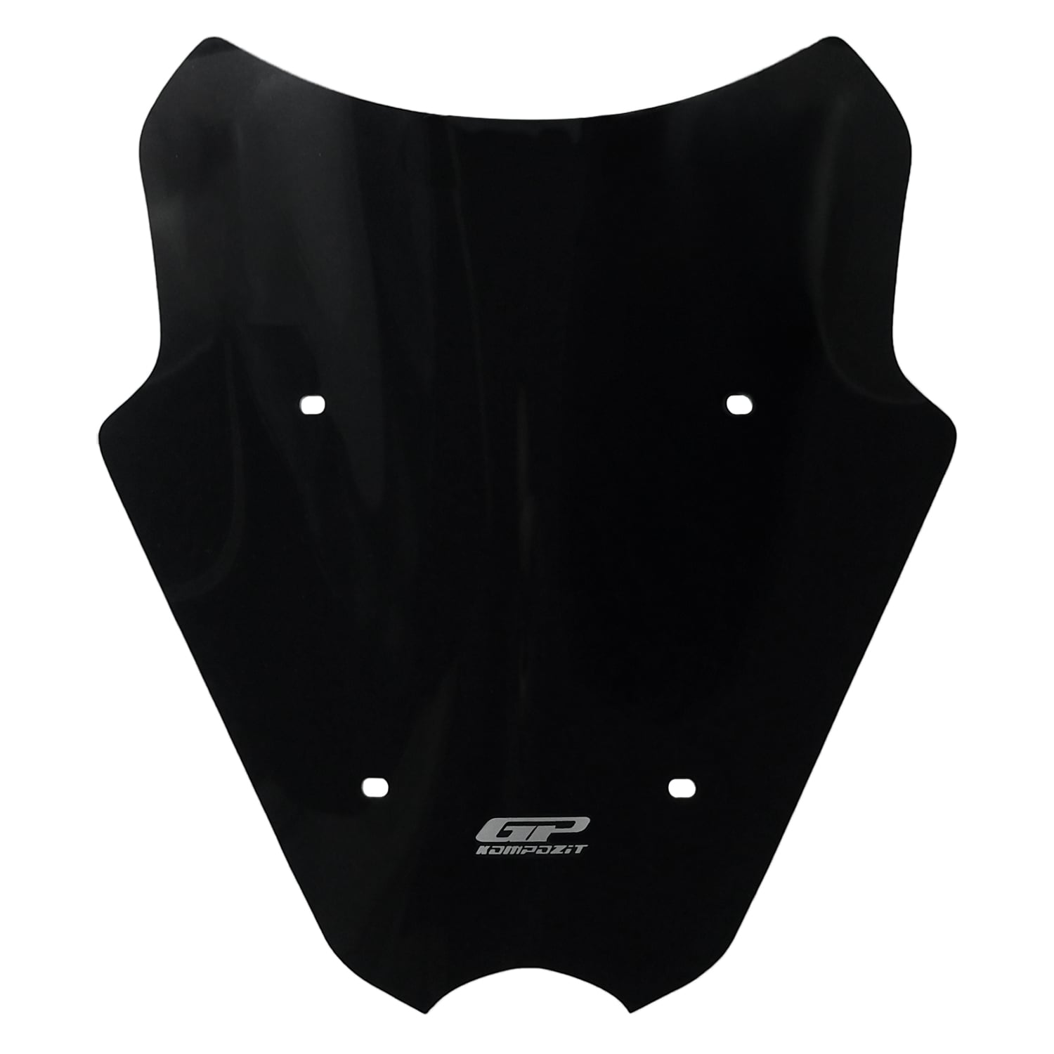 GP Kompozit Yamaha NMAX 125 / 155 2025-2026 Uyumlu Kısa Ön Cam Siyah
