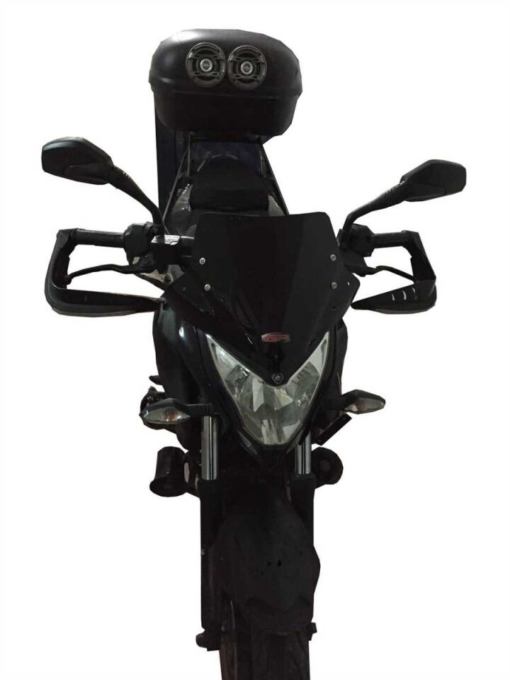 GP Kompozit Bajaj Pulsar NS 200 2011-2024 Uyumlu Spor Cam Füme
