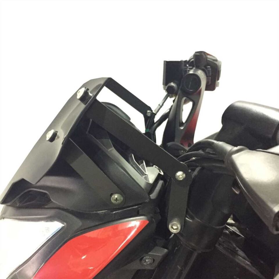 GP Kompozit Bajaj Pulsar NS 200 2011-2024 Uyumlu Spor Cam Füme