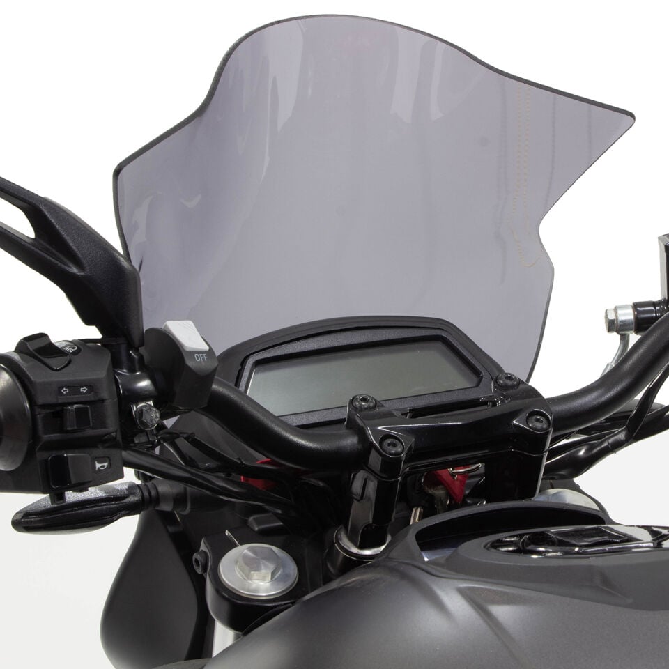 GP Kompozit Bajaj Dominar 250 / 400 2017-2026 Uyumlu Kısa Ön Cam Şeffaf