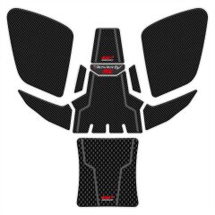 GP Kompozit Piaggio Beverly 400 S 2021-2023 Uyumlu Tank Pad Seti Karbon