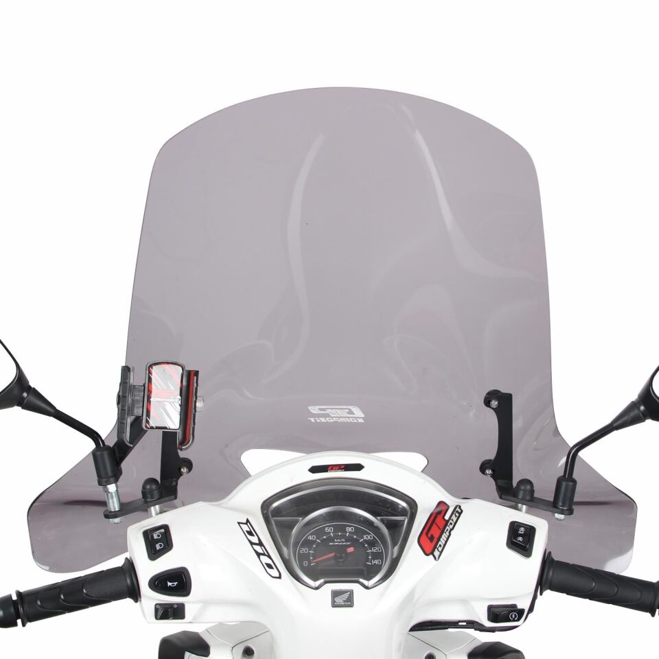 GP Kompozit Honda Dio 2021-2025 Uyumlu Ön Cam Füme
