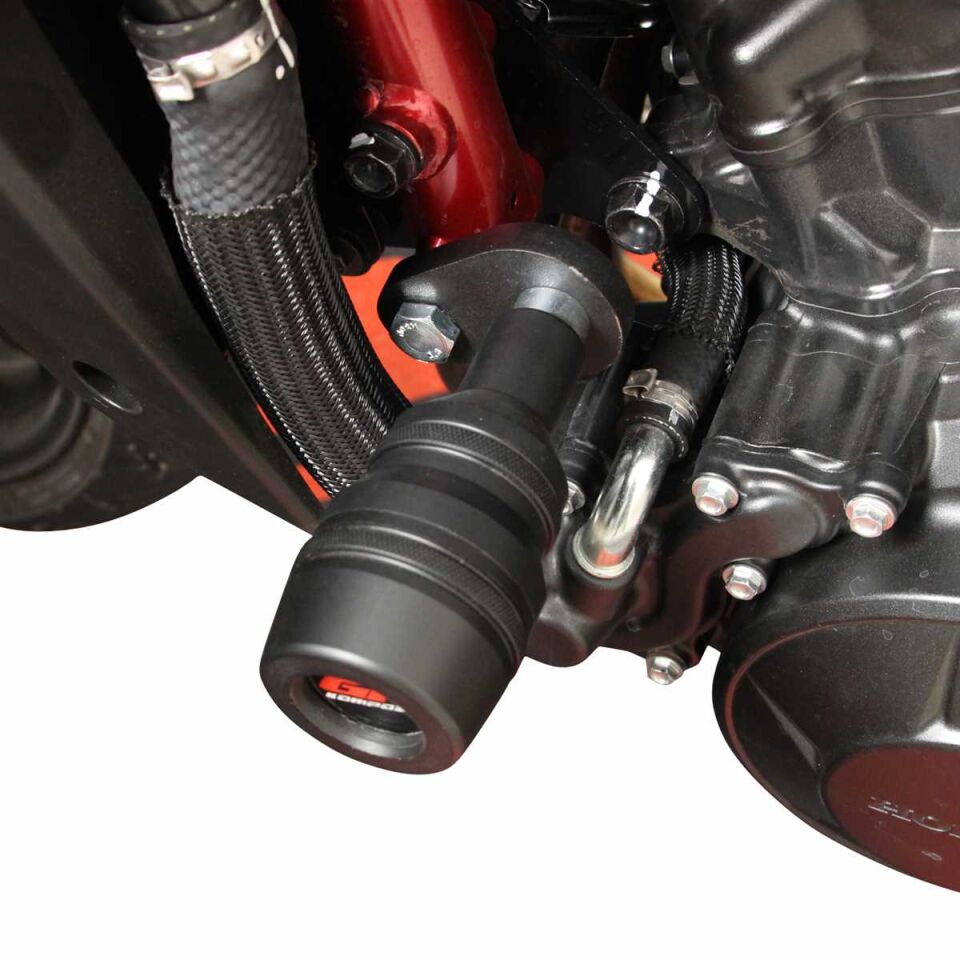 GP Kompozit Honda CB750 Hornet 2023-2024 Uyumlu Motor Koruma Takozu Siyah