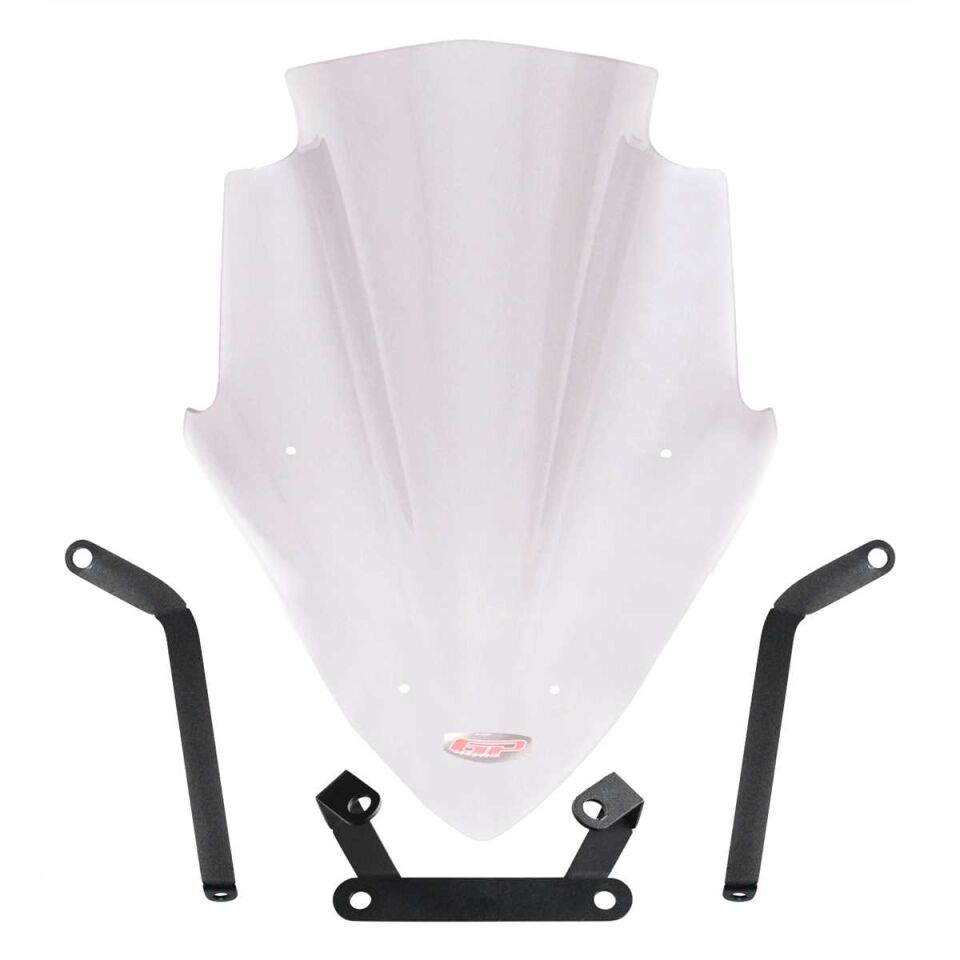 GP Kompozit Bajaj Pulsar NS 200 2011-2024 Uyumlu Ön Cam Şeffaf