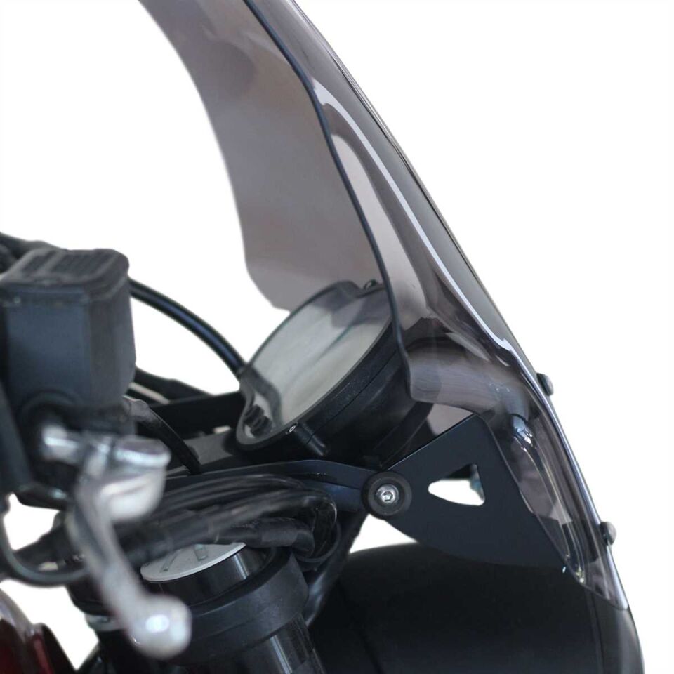 GP Kompozit Benelli Leoncino 2019-2020 Uyumlu Ön Cam Siyah