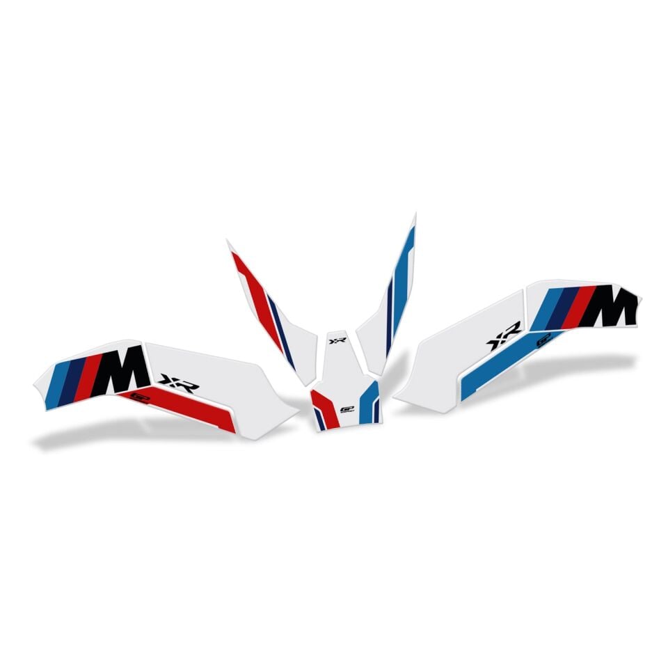 GP Kompozit BMW S 1000 XR 2020-2026 Uyumlu Tank Pad Seti Beyaz