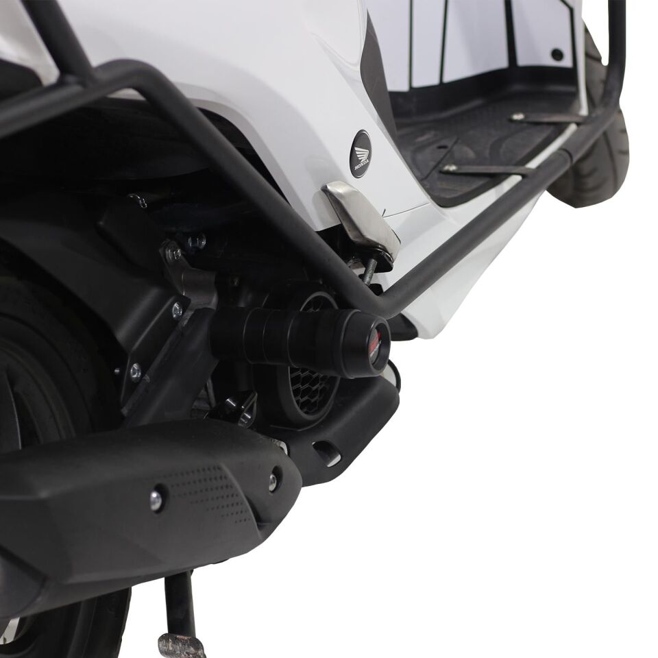 GP Kompozit Honda Dio 2021-2025 Uyumlu Egzoz Koruma Takozu Siyah