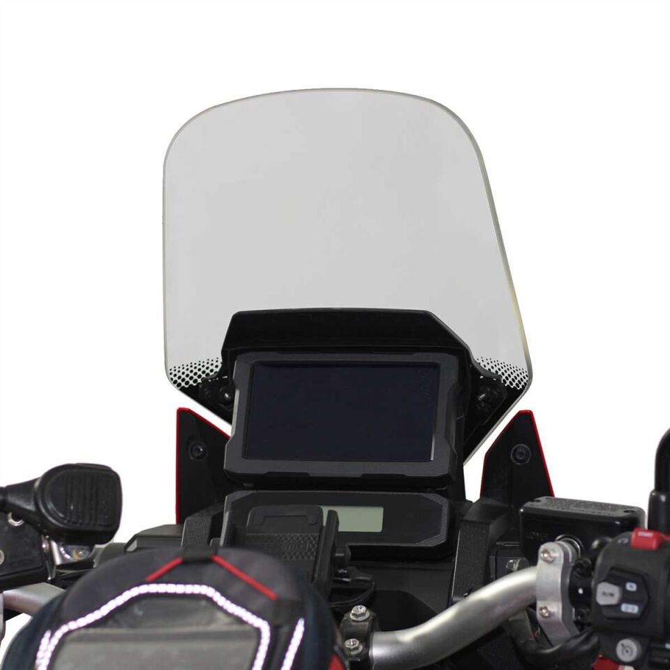 GP Kompozit Honda Africa Twin CRF1100L L1 2020-2023 Uyumlu Baskılı Ön Cam Füme