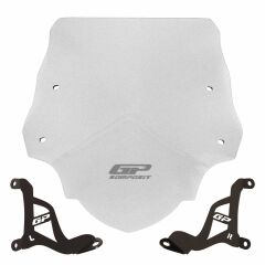 GP Kompozit Aprilia SR 125 / 160 2024 Uyumlu Kısa Ön Cam Şeffaf