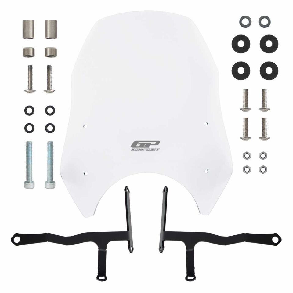 GP Kompozit Honda CL 250 2023-2024 Uyumlu Ön Cam Şeffaf