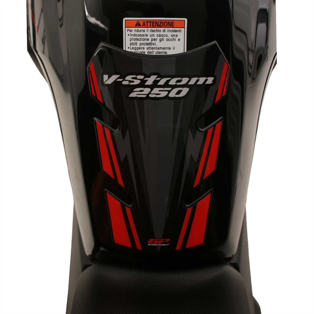 GP Kompozit Suzuki V-Strom 250 2017-2020 Uyumlu Tank Pad Siyah