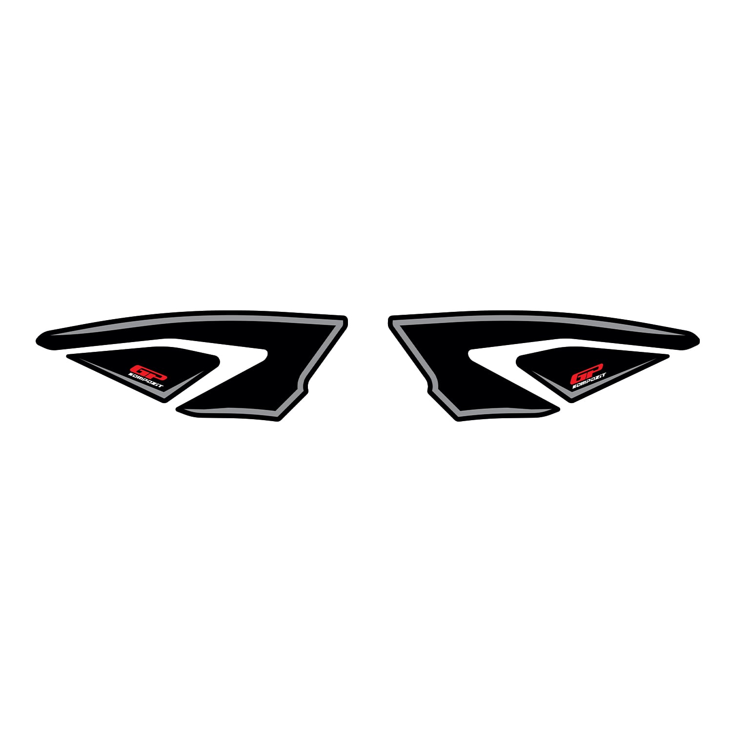 GP Kompozit Honda PCX 125 2025-2026 Uyumlu Artçı Ayak Pad Gri