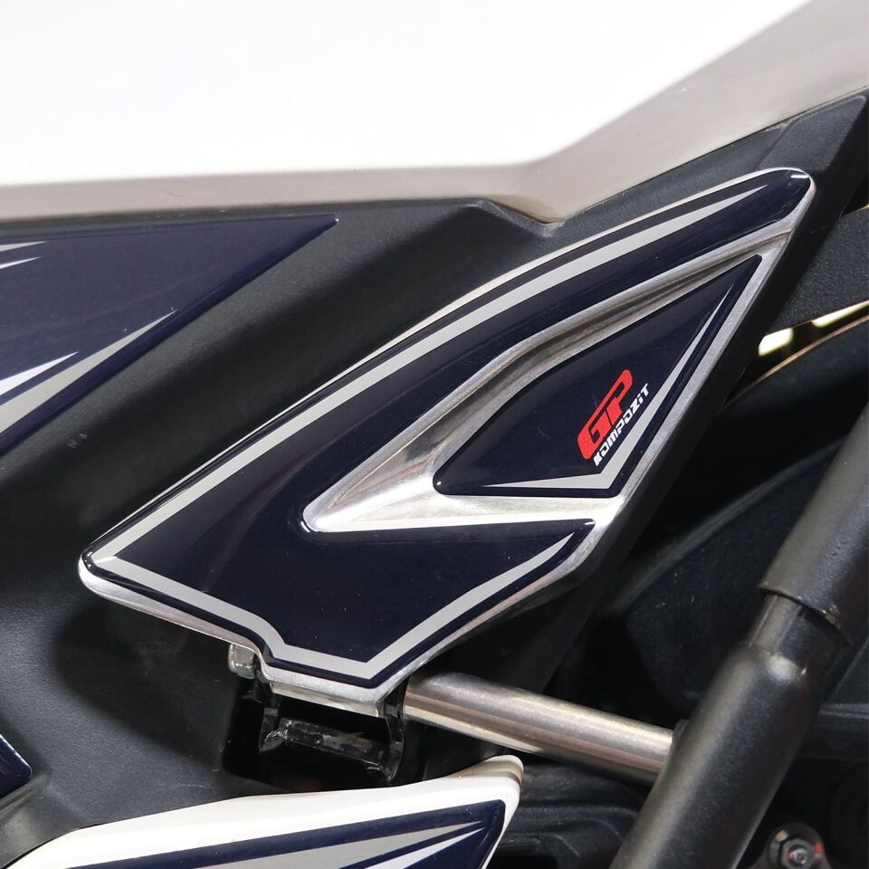 GP Kompozit Honda PCX 125 2025-2026 Uyumlu Artçı Ayak Pad Gri