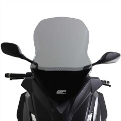 GP Kompozit Yamaha XMAX 250 / 400 2014-2017 Uyumlu Baskılı Ön Tur Camı Füme