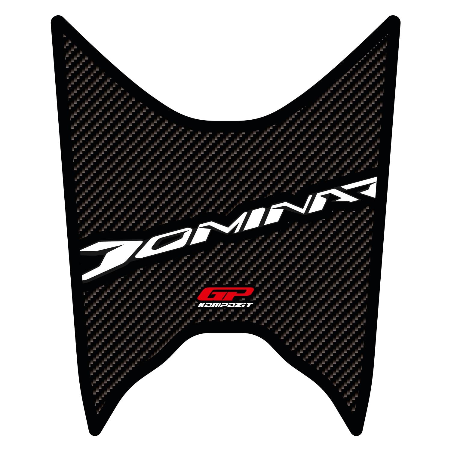 GP Kompozit Bajaj Dominar 250 / 400 2020-2026 Uyumlu Tank Pad Karbon