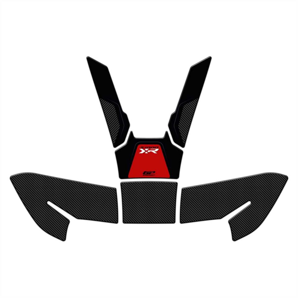 GP Kompozit BMW S 1000 XR 2015-2019 Uyumlu Tank Pad Seti Kırmızı