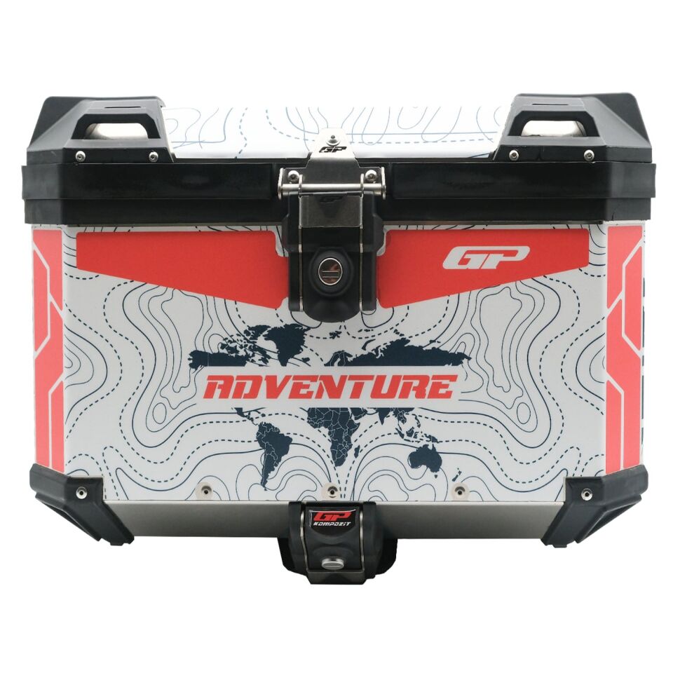 GP Kompozit DSN09 Universal 57 lt Desenli Alüminyum Motosiklet Çantası
