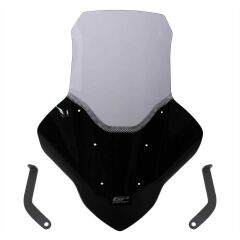 GP Kompozit Yamaha NMAX 125 / 155 2021-2024 Uyumlu Elcikli Tur Camı Füme
