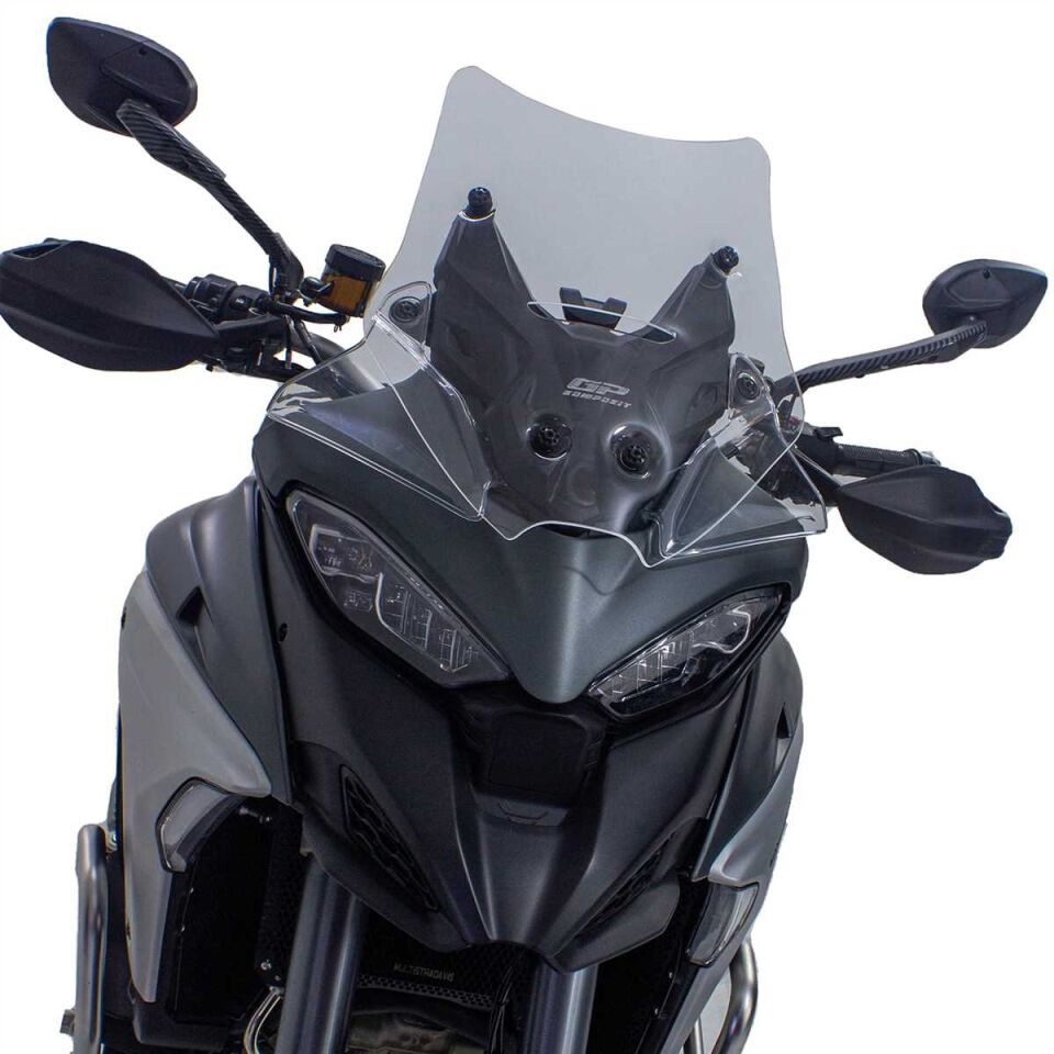 GP Kompozit Ducati Multistrada V4 2021-2023 Uyumlu Ön Cam Şeffaf