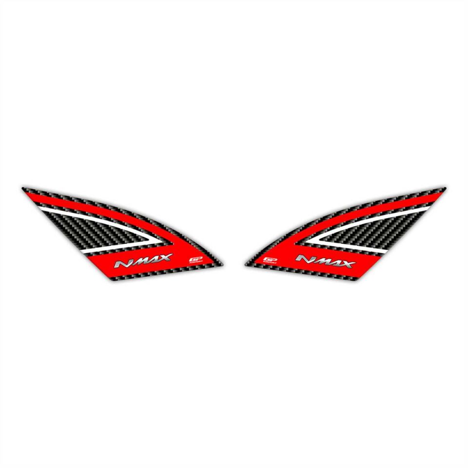 GP Kompozit Yamaha NMAX 125 / 155 2021-2024 Uyumlu Artçı Ayak Pad Kırmızı