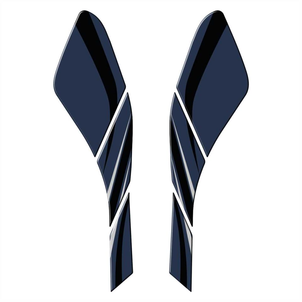 GP Kompozit Honda PCX 125 2021-2024 Uyumlu Yan Pad Mavi