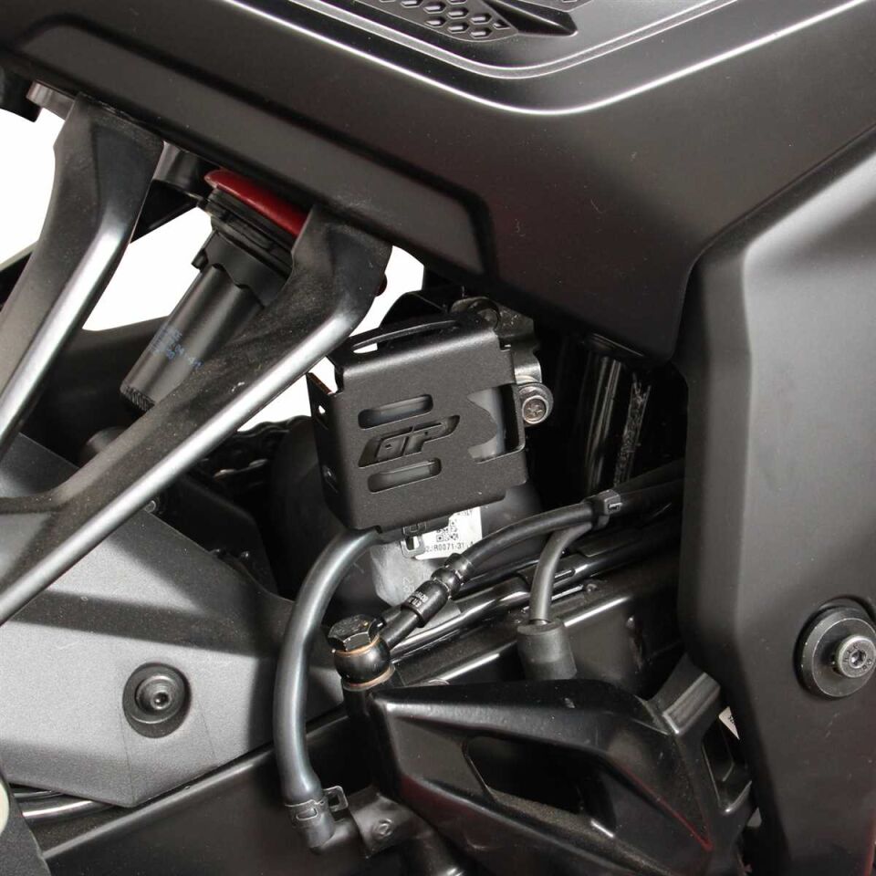 GP Kompozit Bajaj Pulsar F 250 2022-2024 Uyumlu Fren Rezervuarı Koruma Kapağı Siyah