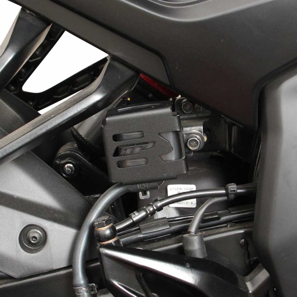 GP Kompozit Bajaj Pulsar F 250 2022-2024 Uyumlu Fren Rezervuarı Koruma Kapağı Siyah