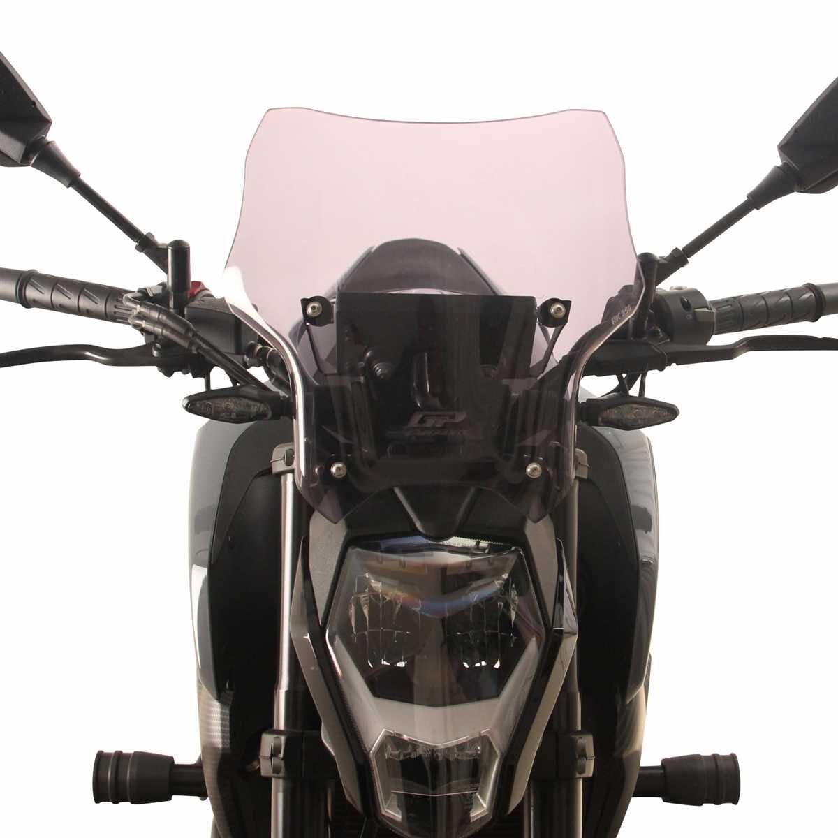 GP Kompozit CF Moto 250 NK 2023-2024 Uyumlu Spor Ön Cam Füme