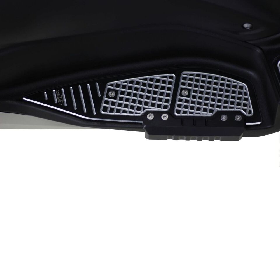 GP Kompozit Yamaha XMAX 250-400 2018-2022 Uyumlu Basamak Alüminyum Gri