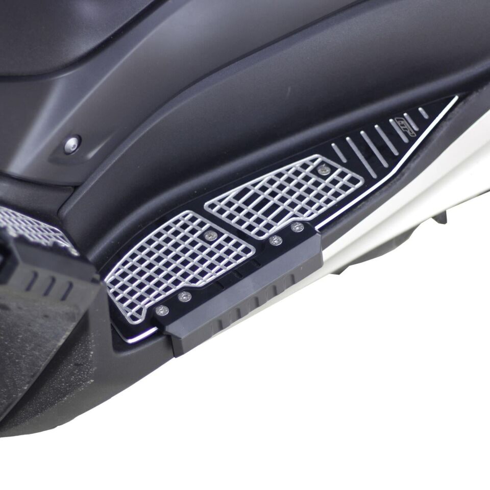 GP Kompozit Yamaha XMAX 250-400 2018-2022 Uyumlu Basamak Alüminyum Gri