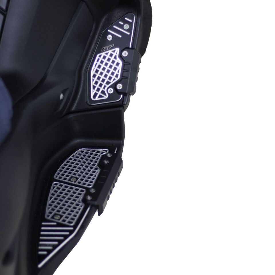 GP Kompozit Yamaha XMAX 250-400 2018-2022 Uyumlu Basamak Alüminyum Gri