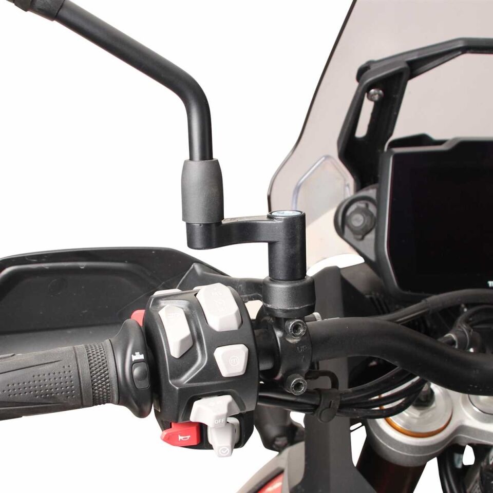 GP Kompozit Triumph Tiger 900 2024 Uyumlu Ayna Genişletme Siyah