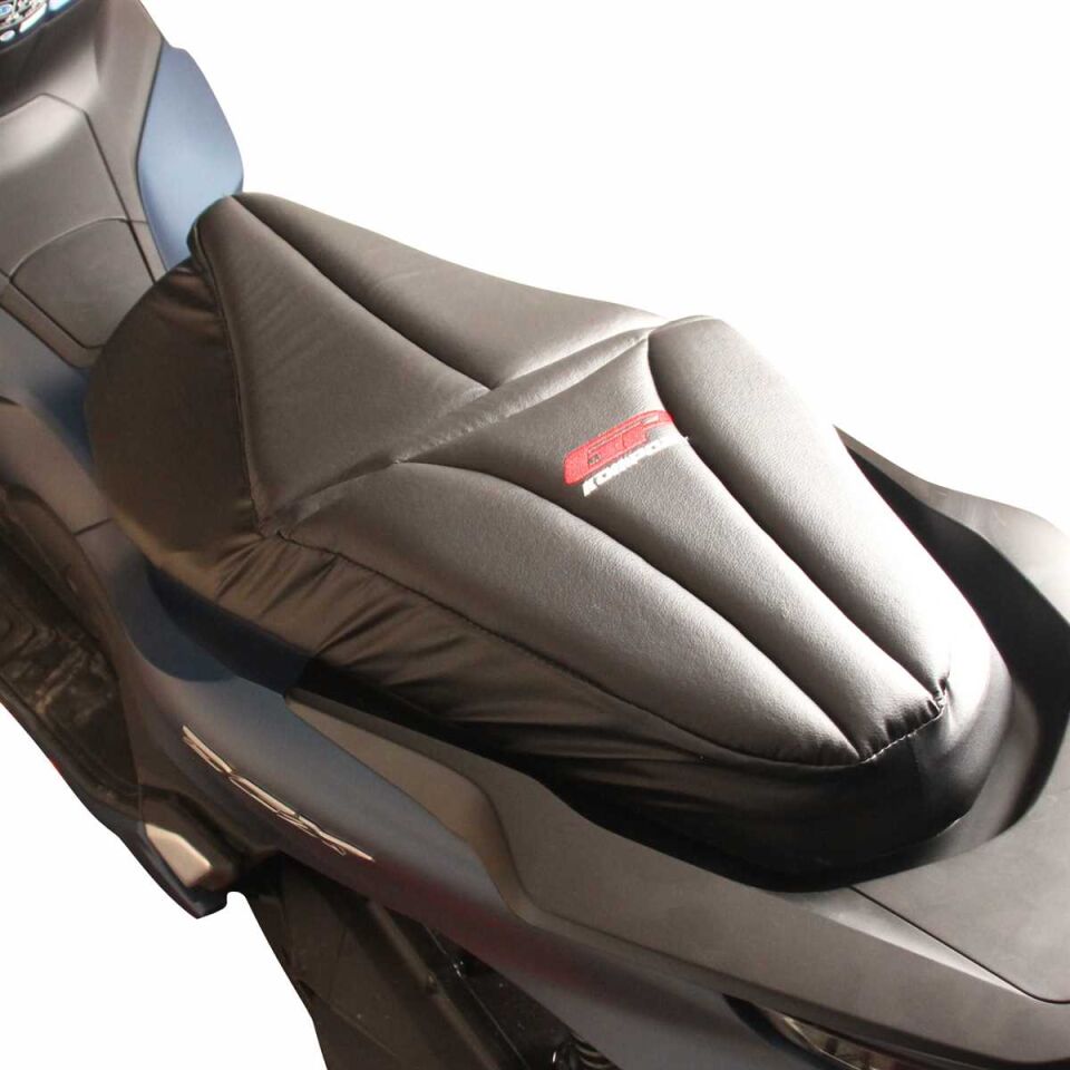 GP Kompozit Honda PCX 125 / 150 2014-2025 Uyumlu Motosiklet Konfor Sele Kılıfı Siyah