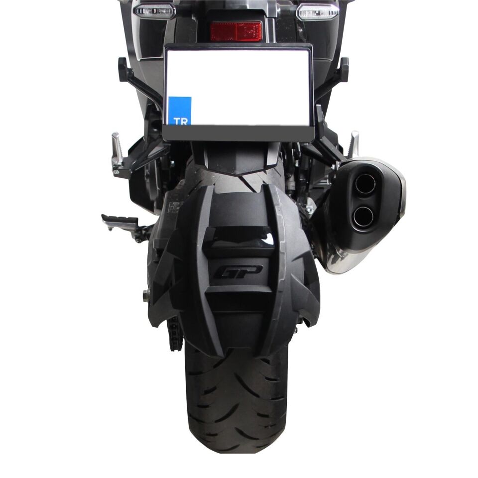 GP Kompozit Honda NT 1100 2022-2025 Uyumlu Arka Çamur Sıyırıcı Siyah