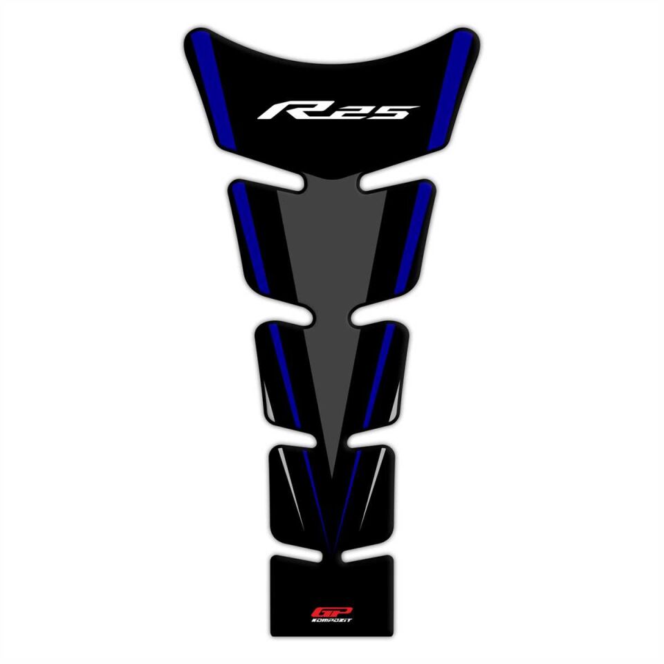 GP Kompozit Yamaha R25 2015-2018 Uyumlu Tank Pad Seti Mavi