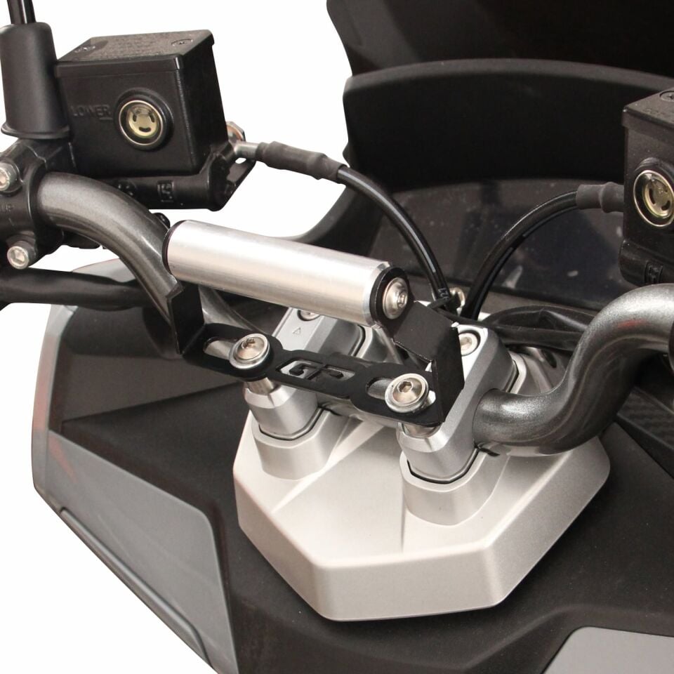 GP Kompozit SYM Jet X 125 2014-2025 Uyumlu Telefon / Navigasyon Tutucu Siyah